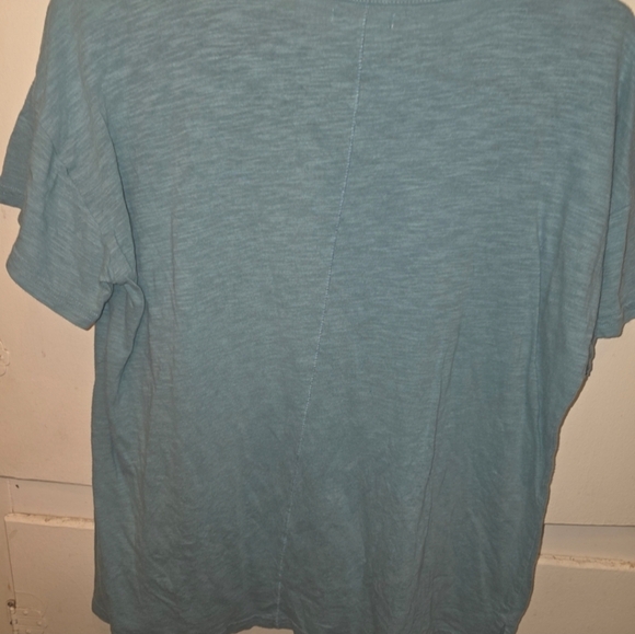 Maurices Wyoming Light Blue-Green Size Large Women's T-Shirt - Picture 3 of 3